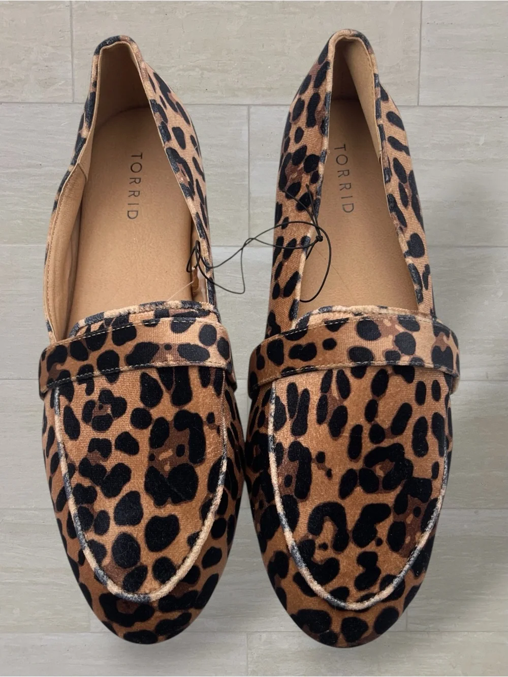 NWT Torrid Leopard Print Loafers Flats Wide Width 11.5W